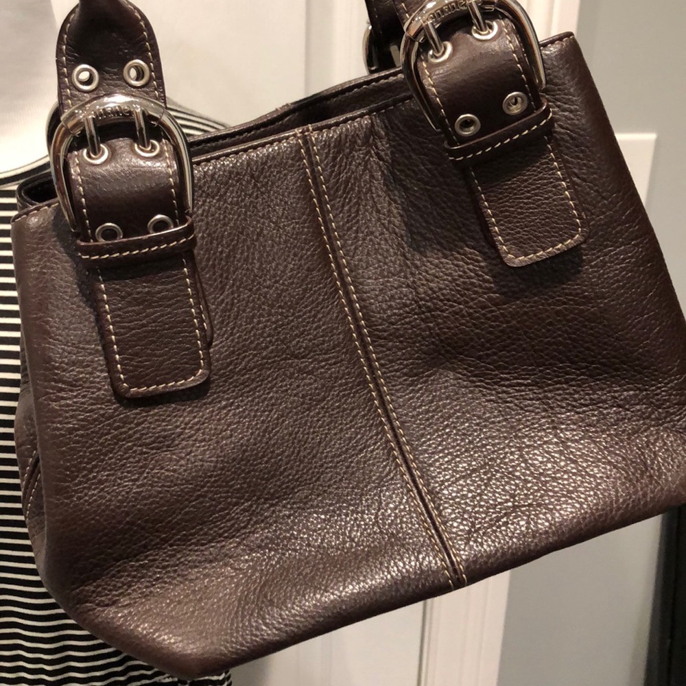 Hardly used leather Tignanello handbag
